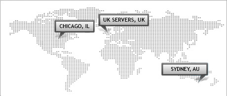 Several datacenter facility locations